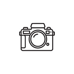 Black camera icon design art