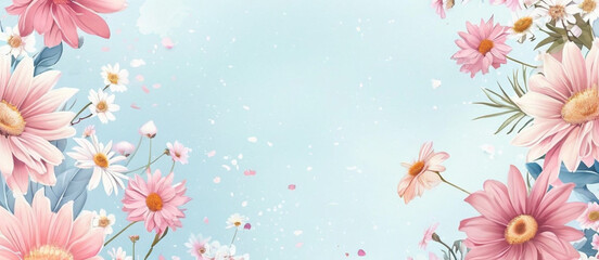 Fototapeta premium abstract floral background