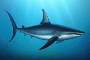 A shark animal fish underwater.