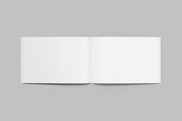 A4 Magazine Landscape Mockup