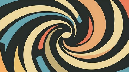 Fototapeta premium Abstract background with swirls. Easy to edit vector image.