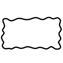 Squiggle funky Y2k outline pictures