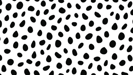 Dalmatian print pattern vector. Abstract dalmatian spots background.