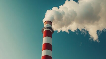 Technological CO2 removal projects for industrial sectors, illustrating emission capture, stock photos,