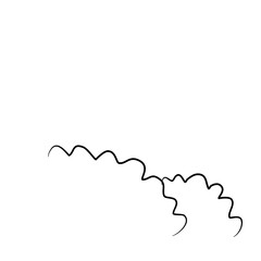 Outline bushes vector