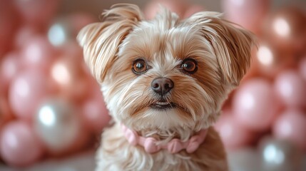 Elegant pet birthday setups featuring various sophisticated and stylish arrangements for pet birthday parties. Emphasizing elegance and festivity. Ideal for pet owners and party planners.