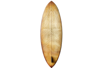 Surfboard Isolated on Transparent or White Background