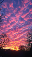 Obraz premium Beautiful sky with clouds 