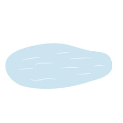ice water puddle