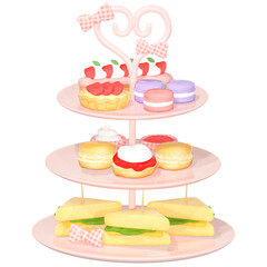 3D Afternoon Tea