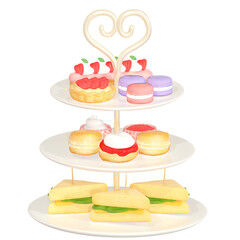 3D Afternoon Tea