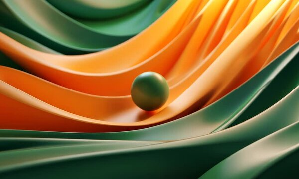 abstrack green and yellow