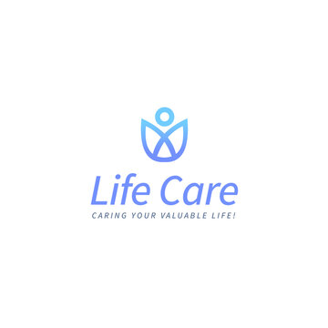 A balanced design representing care, support, and vitality. Ideal for healthcare institutions and lifestyle services focused on well-being.
