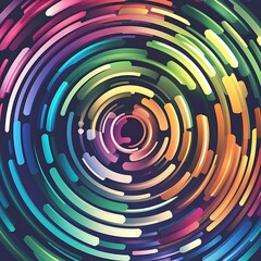 Fototapeta premium Abstract background with swirls. Easy to edit vector image.
