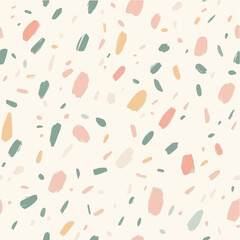  Illustration seamless pattern of Hand Drawn Confetti Style