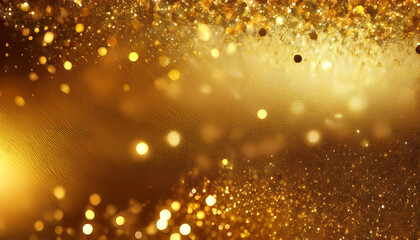 Obraz premium golden glitter texture creating sparkling festive background