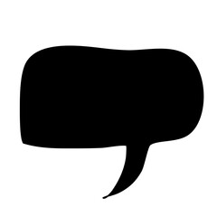 White quote Frame. Fun Talk Thinking idea Balloon