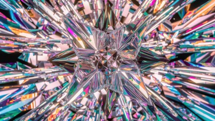 a stunning abstract piece showcasing an intricate