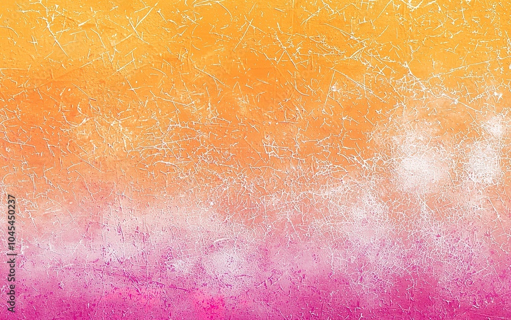 Aufkleber a vibrant gradient of warm orange and soft pink hues creating a textured backdrop in abstract style,