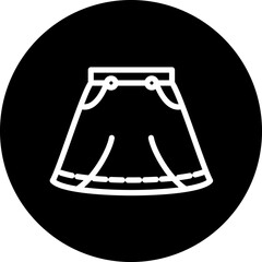 Lace skirt Icon Style