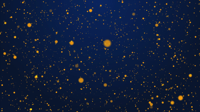 Gold particles background with trapcode particular.