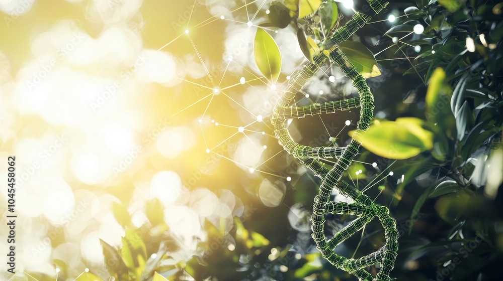 Poster analysis of dna molecules using anatomical biochemistry chains