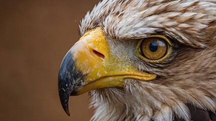 Naklejka premium Close-up of a Golden Eagle's Eye.
