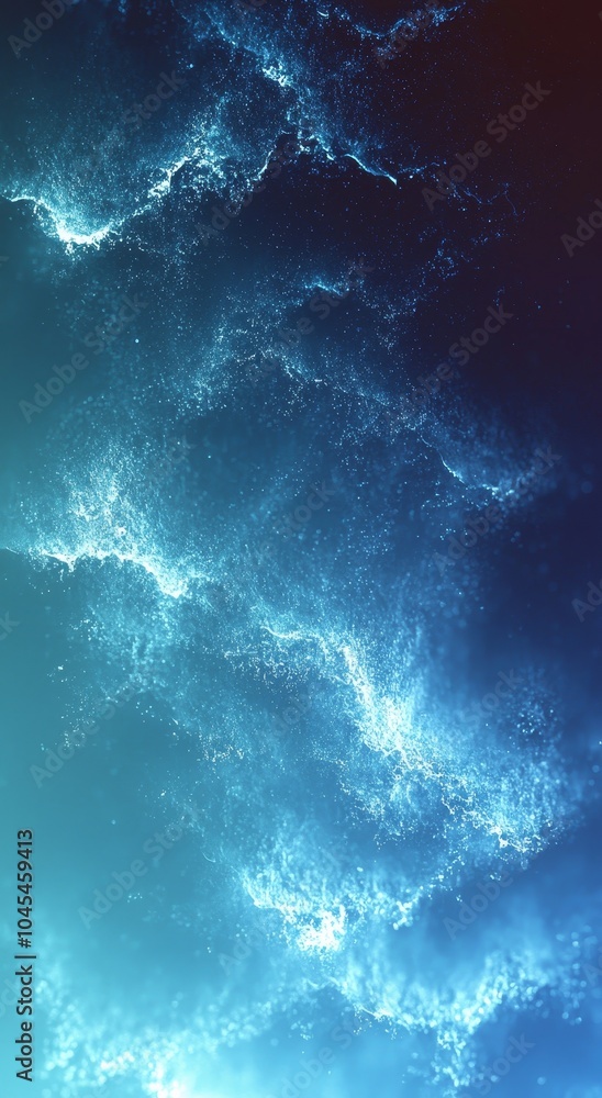Aufkleber grainy texture on blue background creates an elegant gradient effect