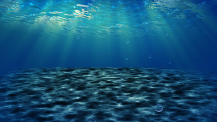Under Water bubbles background.