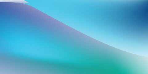 Blue-green gradient studio room, abstract background pattern