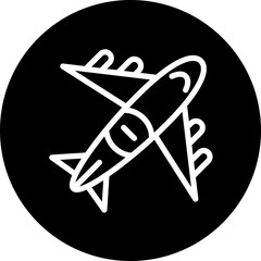 Airplane vector icon style