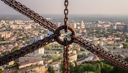 Great chains holding back a great city