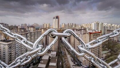 Great chains holding back a great city