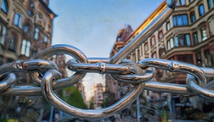 Great chains holding back a great city