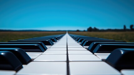 Piano Keys Road Ahead