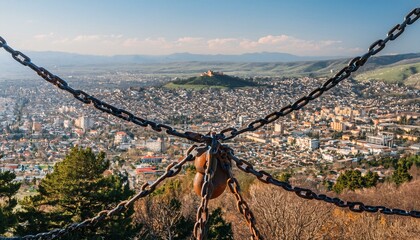 Great chains holding back a great city