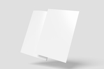 Paper Folder Blank Mockup