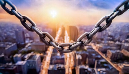 Great chains holding back a great city