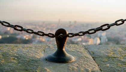 Great chains holding back a great city