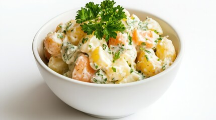 potato salad with parsley