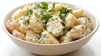 potato salad with parsley