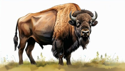 buffalo in the field