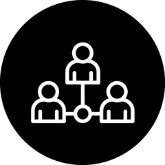 Community vector icon style