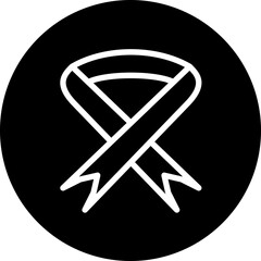 Unity Ribbon vector icon style