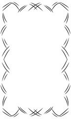 Obraz premium Hand drawing border frame 