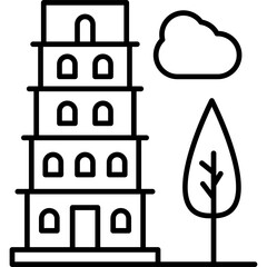 Pisa Tower Icon