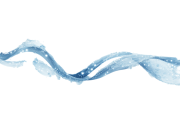 water splash isolated