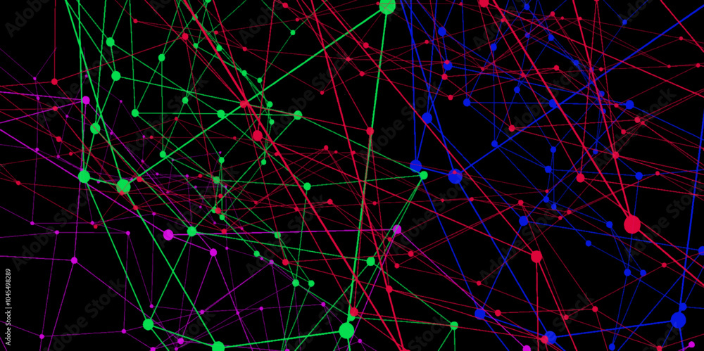Poster abstract grey polygonal space. molecular structure and communication. network connection structure. 