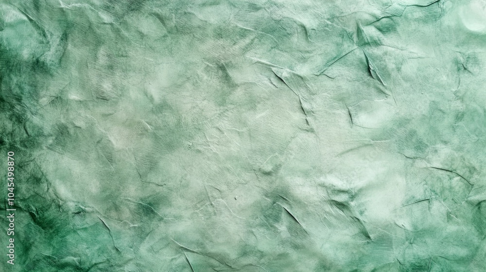 Aufkleber a textured green background with a subtle blend of shades, creating a serene and soothing visual eff
