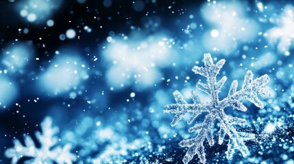 Repeating pattern of snow-covered forest floor